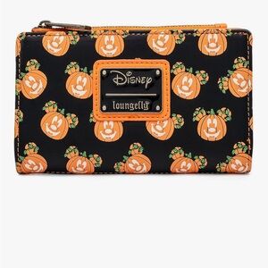 Disney Loungefly Mickey Mouse Pumpkin Wallet